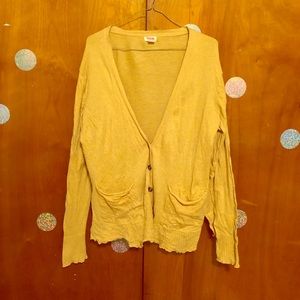 Casual Mustard cardigan
